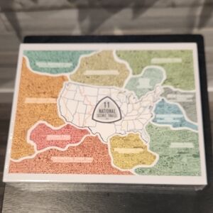 NWT Brainstorm Puzzle Co. 500pcs. 18" X 24" USA National Scenic Trails Map